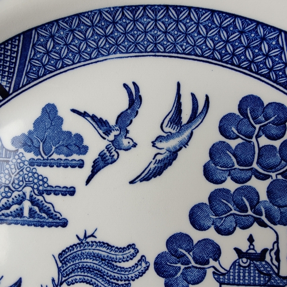 1 | 10 inch dinner plate | Blue Willow | Churchill | made in England 🇬🇧 - Picture 3 of 13